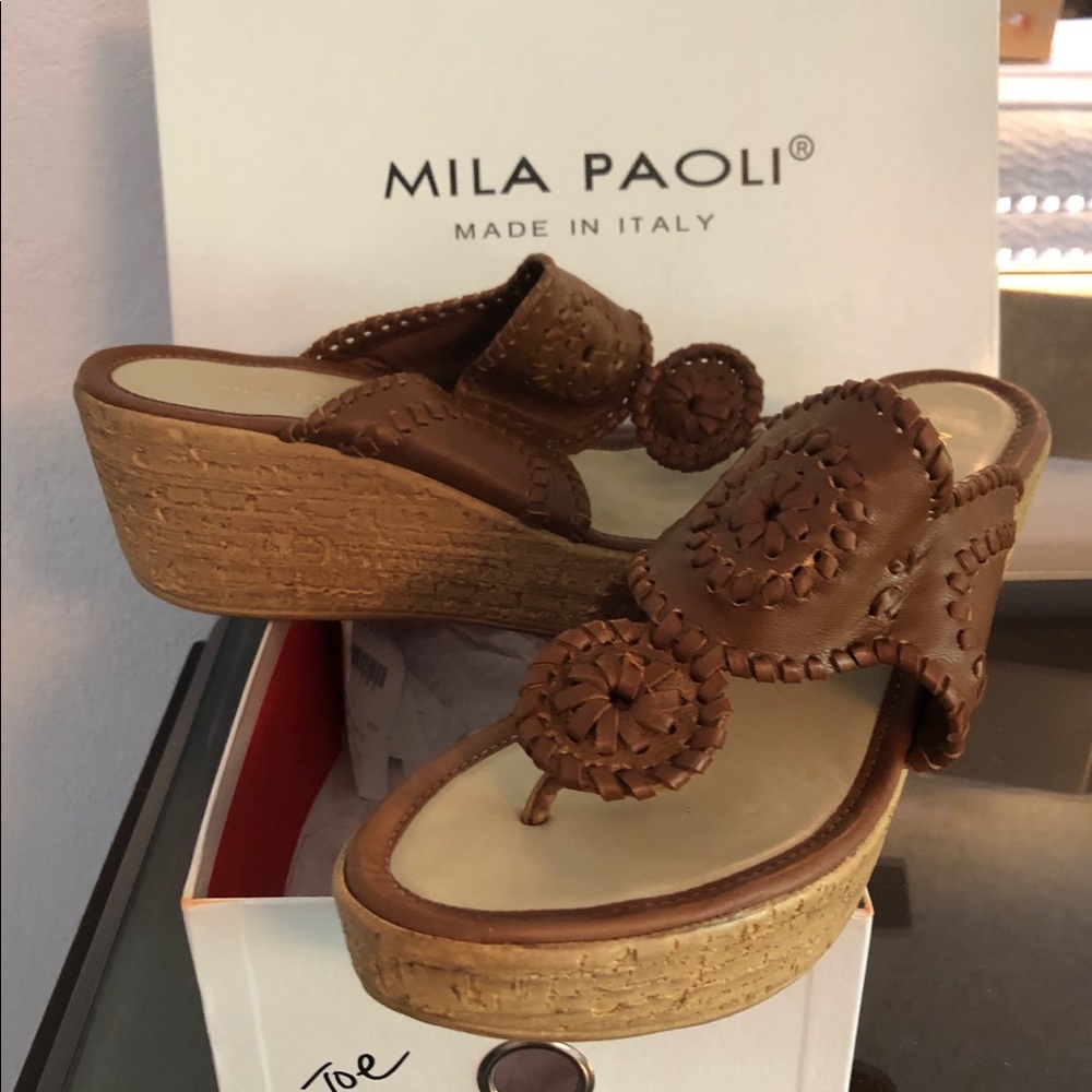 Sandals wedges from Italy